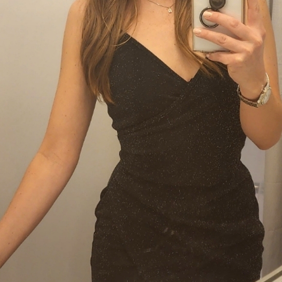 Black Sparkle Dress - Picture 1 of 7